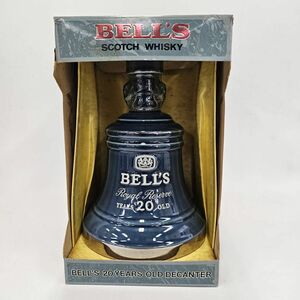 E15743(041)-625/TY3000　【千葉】　酒　BELL‘S 20年　ROYAL RESERVE　SCOTCH WHISKY　スコッチウイスキー　43％　750ml　箱付き