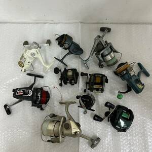 J042(2875)-611【名古屋】リール まとめ 約2.9㎏ Daiwa ダイワ REGAL-X3500iA・CORONET ST-10RL /SHIMANO HOLIDAY SPIN 3000 / RYOBI / 他