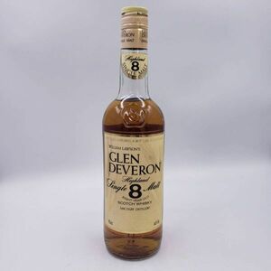 M2314(035)-609/TH8000【千葉】酒　GLEN DEVERON　8年　MACDUFF　SCOTCH WHISKY　グレンデヴェロン　マクダフ　ウイスキー　43％　750ml