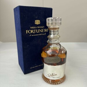 B858(041)-148/HK4000【千葉県内のみ発送】　酒　NIKKA WHISKY　FORTUNE'80　ニッカウイスキー　フォーチュン 80　43％760ml　箱付き