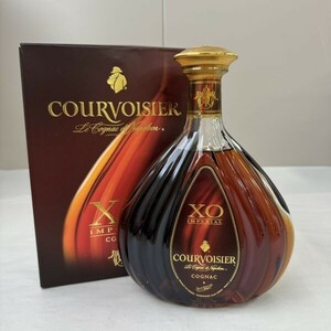 B7635(041)-147/ST3000【千葉】酒　COURVOISIER　XO　IMPERIAL　COGNAC　クルボアジェ　コニャック　ブランデー　40％　700ml　箱付き