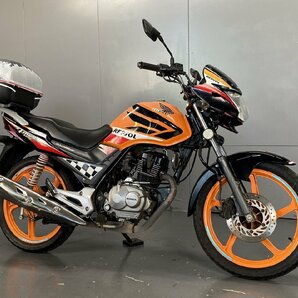 WH125-11 売り切り！１円スタート！☆始動動画有☆ノーマル！キャブ車！レプソルカラー！リアボックス付！検)YBR125 全国配送可能!福岡佐賀の画像1