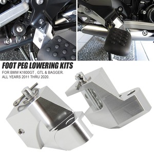 送料無料 Bmw K1600GT K1600GTL K1600B 2011-2020 ドライバー フットペグ Lowering キット アルミニウム