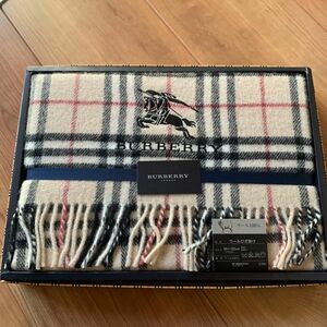 BURBERRYS バーバリー　vノバチェック　 BURBERRY 茶色　ブラウン　膝掛け　ひざ掛け