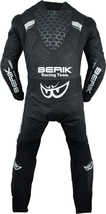 MFJ公認モデル 新規格対応 BERIK ベリック ハイグレード レーシングスーツ 329 BLACK 48サイズ M相当 展示品 美品_画像5