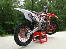 スポークスキン 赤 スポークラップ CRF250L RALLY WR250R セロー250 DトラッカーX KLX250 230 ハンターカブ CT125 クロスカブ スーパーカブ_画像8