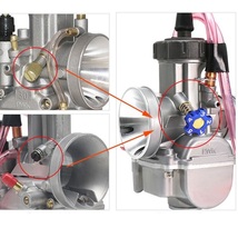 赤 PWK キャブレター アイドルスクリュー PWK21 PWK24 PWK28 PWK30 PWK32 PWK34 ケイヒン KDX220 セロー225 モンキー FTR NSR_画像4