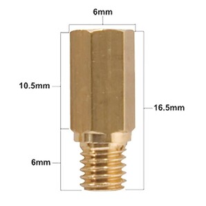 10個×2セット ＃85-108 六角大 メインジェット PWK28 PE24 FCR 28 33 35 37 39 41 CR mini ケイヒン キャブレター用 京浜の画像2