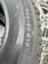 新車外し 265/60R18 2022年製 ミシュラン MICHELIN LATITUDE 新品同様 タイヤ 4本 セット_画像6