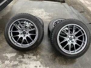 ENKEI GTC02 17x 9.0J+43 5穴 PCD 100 Hyper Silver