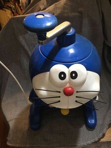  Doraemon ice chipping machine Showa Retro that time thing rare poppy made Vintage manual 