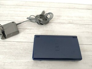 Nintendo ニンテンドー　DS Lite ライト　SLOT-1 タッチペン付き ネイビー　紺色　ゲーム ◆通電OK ◆充電器付属