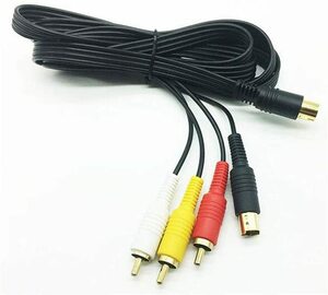 [Бесплатная доставка] AV Cable с S -терминалом для Sega Saturn SS совместимо