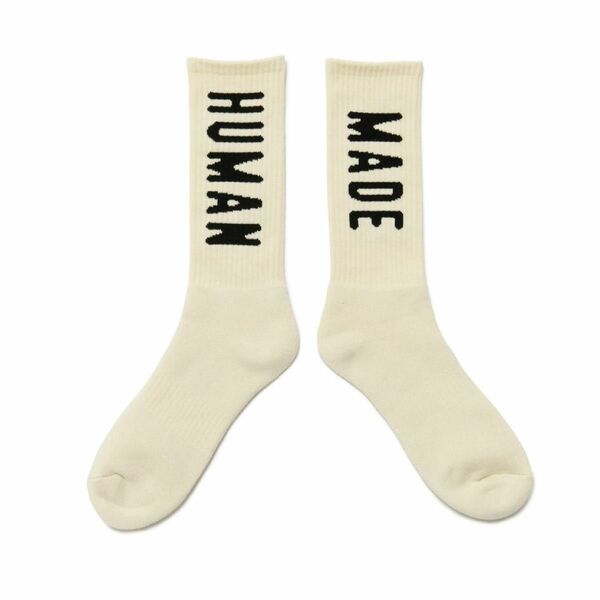 HUMAN MADE HM Logo Socks "White"ヒューマンメイド HM ロゴ ソックス "ホワイト" 靴下