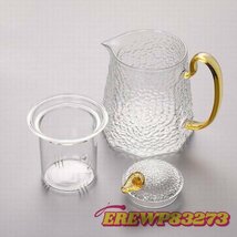 お茶ポット 直火可　ガラス　1000ML ティーポット　急須　やかん　ガラスポット　耐熱ポット　茶こし　パーブティー　紅茶　IH 　茶道_画像1