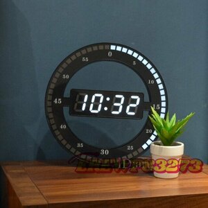 壁時計 創造的 デジタル 電子 シンプル 装飾 インテリア おしゃれ 壁掛け LED DIY 置き時計 輸入雑貨