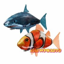 エアフライ魚サメおもちゃ RC サメピエロ魚風船 NEMO インフレータブルヘリウム飛行機おもちゃパーティー子供_画像4