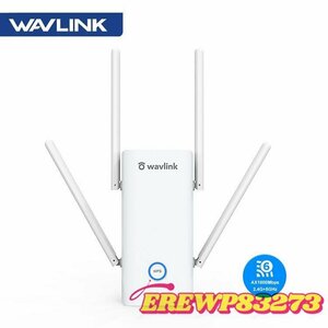 WAVLINK 無線LAN中継機 リピーター+ルーター+AP 有線LAN WANポート Wi-Fi6 AX1800 5GHz 1201Mbps+2.4GHz 573Mbps WPS EasyMesh 技適認証