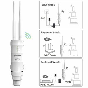 Wi-Fi 無線LAN 中継器 防水 高速 600Mbps ハイパワー 2.4GHz 5GHz アクセスポイント Wi-Fiリピーター PoE給電(LANケーブル給電)