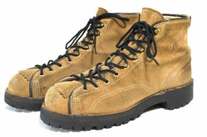 1円●Danner ダナー●レースアップブーツ ウッズマン Woodsman●トレッキング●マウンテン スエード ブラウン系 8 メンズ26ｃｍ程度 13500X