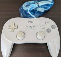 【中古】Wii クラシックコントローラ PRO shiro シロ 白 ホワイト / 任天堂 / ニンテンドー / Nintendo / Wii U / クラコン 匿名配送 2_画像2