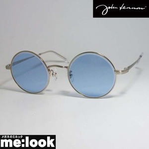 John Lennon John Lennon круг очки Classic солнцезащитные очки рама JL542-2-48 волосы линия серебряный 