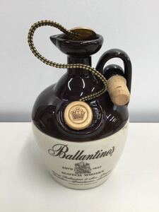 【未開栓】 ◎　バランタイン　Ballantine's　ウィスキー特級　43度　750ml　スコッチウィスキー　陶器ボトル　32-111