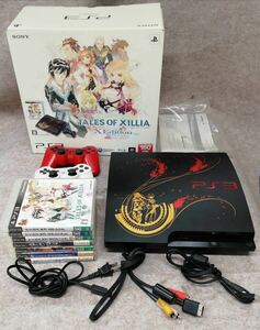 ♪ PS3 PlayStation3 プレステ3 TALES OF XILLIA クロスエディション 本体 CECH-3000A 160GB PS3ソフト 7本付 32-40