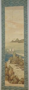 rarebookkyoto　YU-312　朝鮮風景　高須芝山筆・小室翠雲の弟子・　　海金剛・絹本設色 共箱　1926年頃作　京都古物