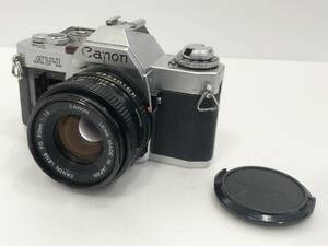 Canon キヤノン AV-1 フィルムカメラ + レンズ LENS FD 50mm F1.8 動作未確認 現状品 AC104060