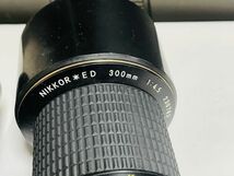 Nikon NIKKOR ED 300mm 1:4.5 一眼レフ カメラ レンズ 2本セット ニコン 撮影 写真/K001_画像6