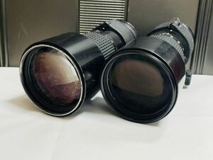 Nikon NIKKOR ED 300mm 1:4.5 一眼レフ カメラ レンズ 2本セット ニコン 撮影 写真/K001