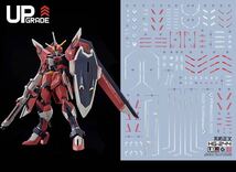 HG 1/144 イモータルジャスティスガンダム用蛍光水転写式デカール　並行輸入品　HGCE_画像1