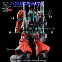 HG 1/144 リックディアス用水転写式デカール 並行輸入品　HGUC_画像5