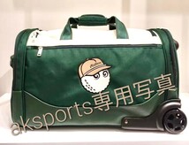 新入荷★マルボンゴルフmalborn golf キャリー付ボストンバッグカラーグリーン_画像2