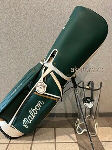 在庫処分セール品★malbon golf ●マルボンゴルフ　キャディバッグ　ゴルフバッグ　グリーン※写真転載禁止※