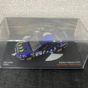 1/43 スバル レガシー インプレッサ 555 1995 ラリーカーコレクション デアゴスティーニ 【220822-06】の画像2