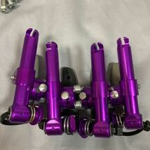 Avid Tri-Align Ⅱ Cantilever Brakes Purple Long / エイビッド カンチブレーキ パープル ロング / 90s OLD Vintage MTB Parts CNC Crust_画像9