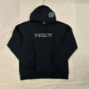 24SS 新品 uniform experiment ユニフォームエクスペリメント UE NAVY SWEAT HOODIE パーカー fragment design フラグメントデザイン BLACK