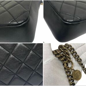 美品！レア！CHANEL シャネル ラムスキン クルーズライン マトラッセ チェーンバッグ ショルダーバッグ ポシェット レザー カメラバッグの画像5