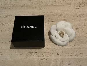 CHANEL シャネル カメリア 定番 ブローチ ピン 箱付き