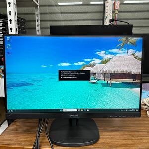 junk-42 Philips 223v7Q 22インチ液晶モニター　フルHD HDMIで検品　画面キズ小 電源ケーブル付き