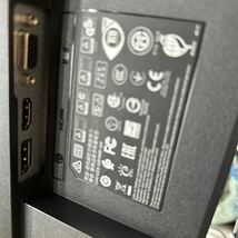 junk-59 HP P224 22インチ液晶モニター　フレームレス　フルHD HDMIで検品　画面キズ小 電源ケーブル付き_画像4