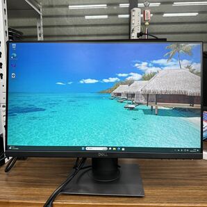 junk-15 DELL P2219H 22インチ液晶モニター フレームレスフルHD HDMIで検品 画面キズ小 電源ケーブル付きの画像1