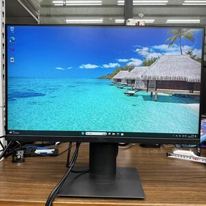 junk-22 DELL P2219H 22インチ液晶モニター　フレームレス　フルHD HDMIで検品 画面キズ小 電源ケーブル付き