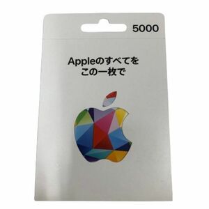 ●【Apple/アップル】Gift Card 5000/ギフトカード 5000円★22384