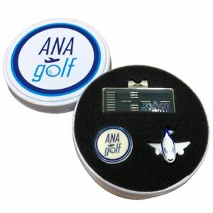 ●【ANA/全日空】ANA golf クリップマーカー/マグネット ケース付★