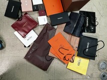 FJ0621 ブランド 空箱 紙袋 まとめ エルメス ルイヴィトン LOUIS VUITTON Loewe ロエベ CELINE HERMES セリーヌ など ギフト ショッパー_画像2