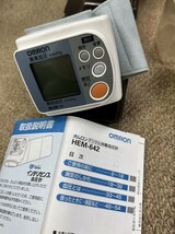 FJ0707 OMRON オムロン CITIZEN シチズン 血圧計まとめ売り 自動血圧計 電子血圧計 HEM-642 HEM-705CP CH-602B_画像2