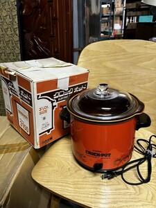 FJ0618 今西金属 CROCK-POT クロックポット MODEL3150 陶器鍋 電気調理器 低温調理器